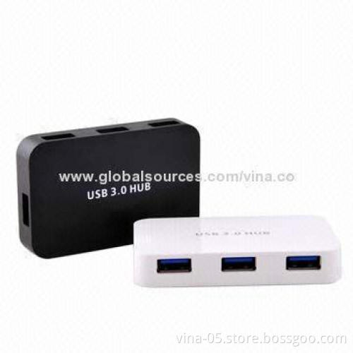 New Super Speed 5Gbps 4-port Splitter USB3.0 Hub/Adapter for PC Laptops, Notebooks,